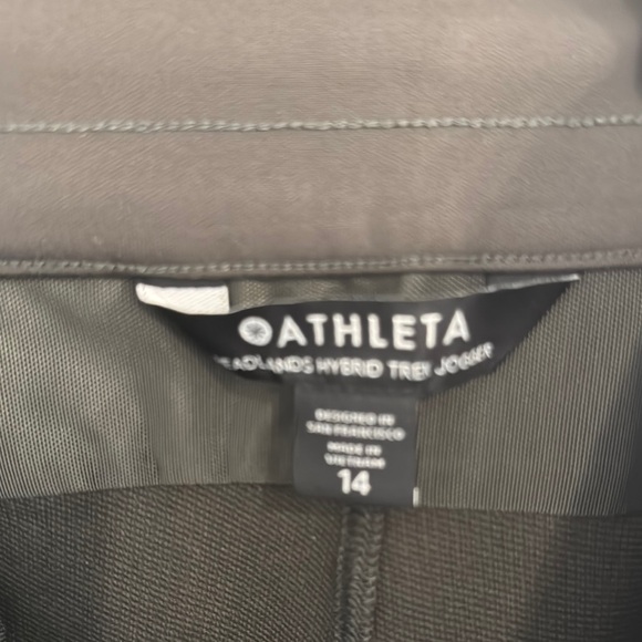 Athleta Green Track Pants with Hybrid Design - Picture 13 of 13